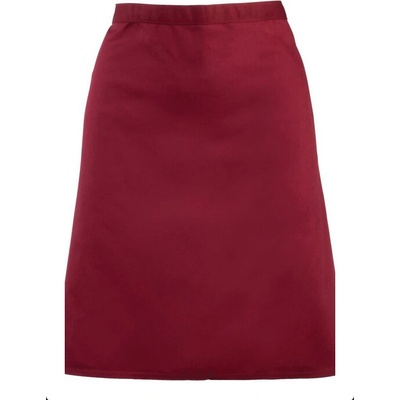 Cotton Classics Zástěra Colours pas krátká burgundy