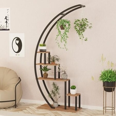 Hanah Home knihovna Garden - Atlantic Atlantic Pine Black