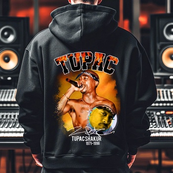 2Pac Худи Tupac Shakur 2PR-517 - Черен , размер XXXL