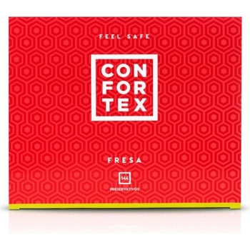 Confortex 144 бр. Презервативи с аромат на ягода Confortex Fresa