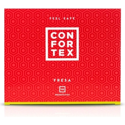 Confortex 144 бр. Презервативи с аромат на ягода Confortex Fresa