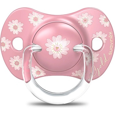 Suavinex Gold fyziologický dudlík růžová – Zboží Dáma