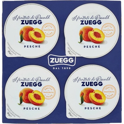 Zuegg broskyňový džem bez cukru 4x25g