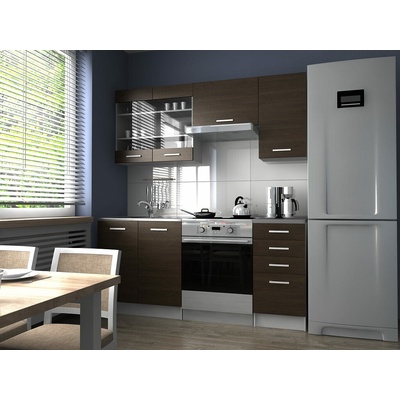 Fronti Fafor Kuchynská linka PAMELA 180x120 Wenge
