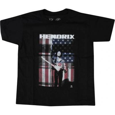 Rock Off metal Jimi Hendrix Peace Flag Čierna