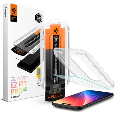 Spigen Стъклено защитно покритие за дисплея на iPhone 17 Air - Spigen Glass tR EZ Fit Pro HD Tempered Glass (прозрачен) (AGL09870)