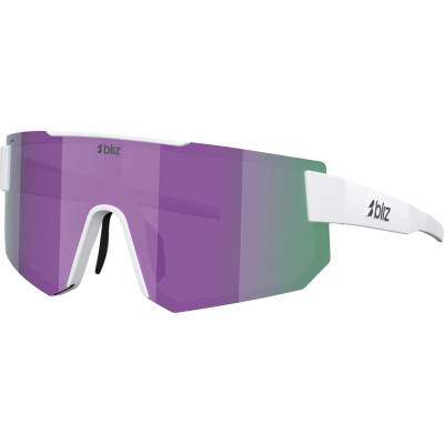 Bliz Очила за колоездене Bliz P005S Mirror S3 Cycling glasses - Matte White / Smoke / Purple Mirror - размер One Size (205-7479-0111)