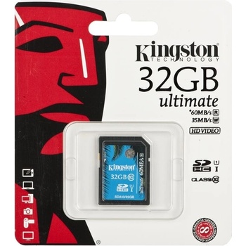 Kingston Ultimate SDHC 32GB UHS-I U1 SDA10/32GB