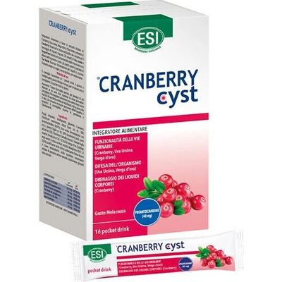 ESI CRANBERRY CYST drinky nápoj vo vrecúškach 1 x 16 ks