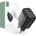 Tech-Protect Захранване за ел. мрежа с 2xUSB-A изхода за зареждане на мобилни устройства - Tech-Protect Wall Charger 12W (черен) (THP1318)