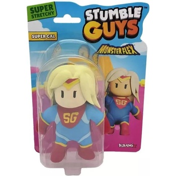 diramix Фигура Stumble Guys Monsterflex, която може да се разтяга - Супер Гал (0440-SG)