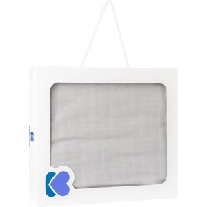 KikkaBoo Лятно одеяло от муселин Kikkaboo, Двупластово, 120 х 120 сm, Grey (41103040042)