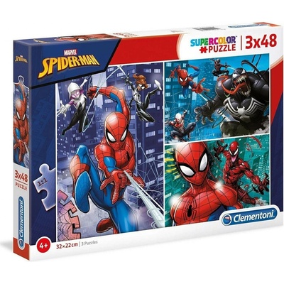 Clementoni Spider-Man 3 x 48 dielov