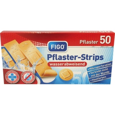 Figo Náplasti 4 velikosti voděodolné 50 ks
