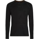 Icebreaker Мъжко мериносово термобельо Icebreaker Merino 200 Zoneknit L/S Crewe Merino base layer - Black - размер XXL (015-2295-0216)