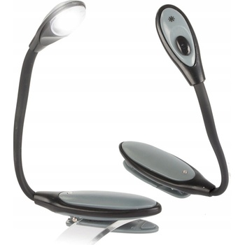 Verk 01682 Praktická LED lampička s klipom čierna