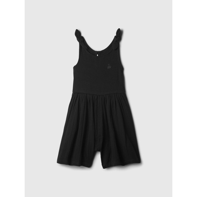 GAP Baby mušelínový overal Brannan Bear Čierna