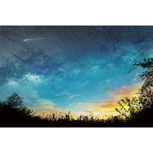 DIMEX ART Флизелинов фототапет нощно небе 375 x 250 см