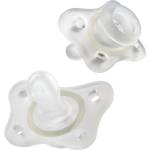 Chicco Силиконови залъгалки Chicco - Mini Soft Glow in the Dark, 2-6 м, асортимент (N0369) - ozone