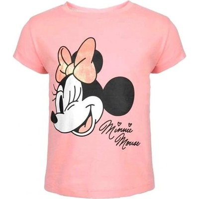 Erve Dívčí tričko s Minnie a Daisy ČervenáRůžová