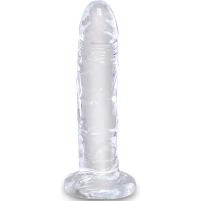King Cock Clear Realistic Penis 15.5 Cm Transparent