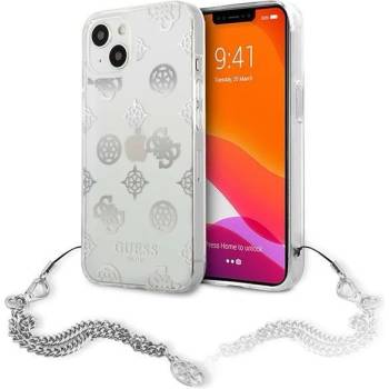 GUESS Калъф Guess GUHCP13SKSPESI, за iPhone 13 mini 5.4", сребрист (GUE001765-0)