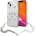 GUESS Калъф Guess GUHCP13SKSPESI, за iPhone 13 mini 5.4", сребрист (GUE001765-0)
