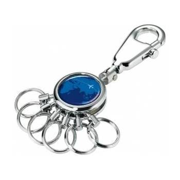 TROIKA Keychain Doming-Motif: AROUND THE WORLD