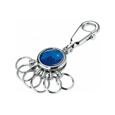 TROIKA Keychain Doming-Motif: AROUND THE WORLD