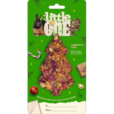 Little One Pamlsek vánoční stromeček pro drobné savce 65 g – Zboží Mobilmania