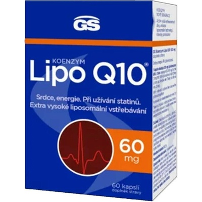 GS Koenzym Lipo Q10 60 mg 60 kapslí