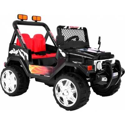 HračkyZaDobréKačky Elektrické autíčko Jeep Raptor EVA kola 2.4GHz K3163 černá
