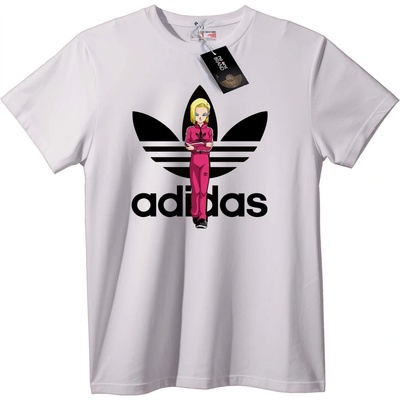 NOONEBRAND Тениска Dragon Ball Z Adidas - M, White