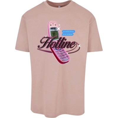 MT Upscale Тениска 'Hotline' бежово, размер XXL