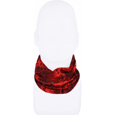 Mandala Red multifunkční šátek světle červená