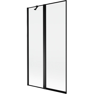 Mist параван за баня 2-крилен ляв 100 x 150 см, черна рамка, черен - 8A9-100-011-70-70-L (8A9-100-011-70-70-L)