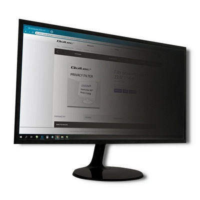 Qoltec Филтър за поверителност, Qoltec, RODO 23", 16: 9 (51057) (51057)