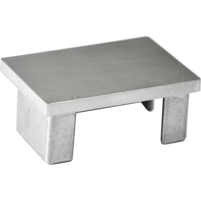 Ukončenie na jokel 60 x 40 mm, brúsená nerez AISI 304