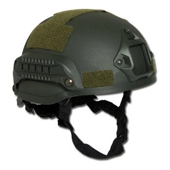 Helma Mil-Tec US bojová Mich 2002 Rail Zelená