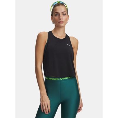 Under Armour Дамски кроп топ Under Armour Tech Sport Mesh Crop Tank Under Armour | Cheren | ЖЕНИ | L