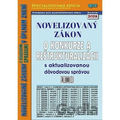 Novelizovaný zákon o konkurze a reštrukturalizácií 16/2023