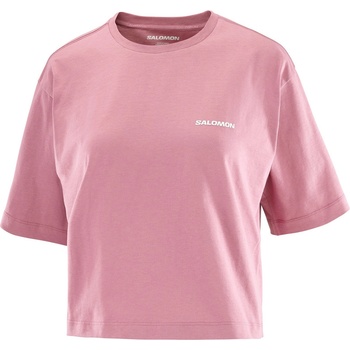 Salomon Short Tee Размер: S / Цвят: розов