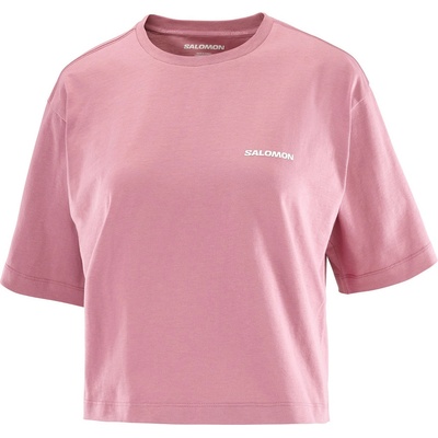 Salomon Short Tee Размер: S / Цвят: розов