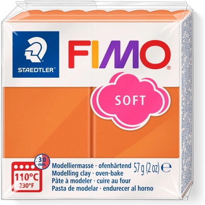 FIMO Полимерна глина Staedtler Fimo Soft, 57 g, коняк76 (21895-А-КОНЯК)