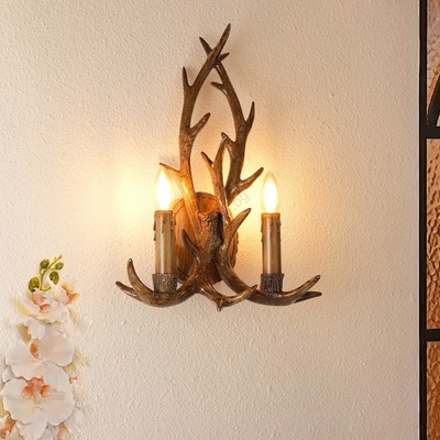 Brilagi - Настенно осветително тяло DEER 2xE14/10W/230V еленови рога (BG2651)