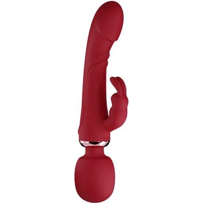Guilty China Комбиниран мулти-функционален вибратор и масажор "wando red" 24 см