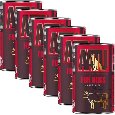 AATU За Кучета Ангус Говеждо 6 x 400 г