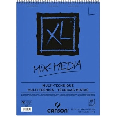 Canson XL Mix Media skicák A2 300g 15 listů