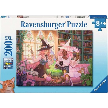 Ravensburger Детски пъзел Ravensburger от 200 XXL части - Омагьосваща библиотека (13415)
