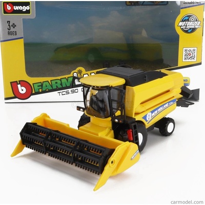 Bburago New holland Mietitrebbia Gommata Harvester 2020 Žlutá Šedá 1:50